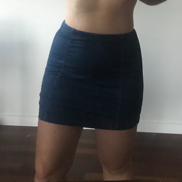 Free People Dresses & Skirts - Free People Jean Skirt